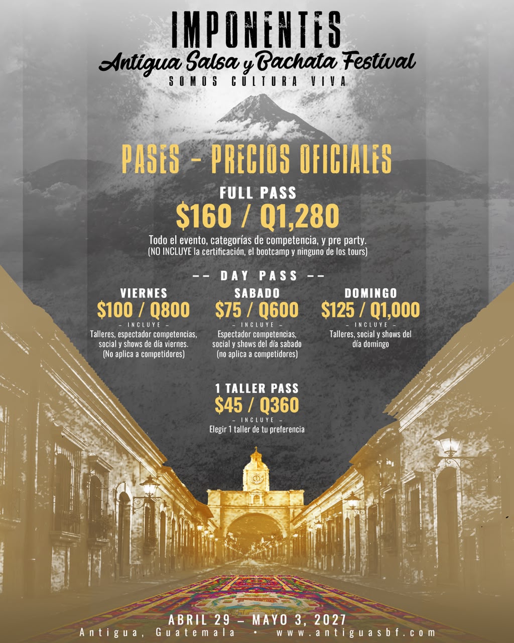 precios oficiales